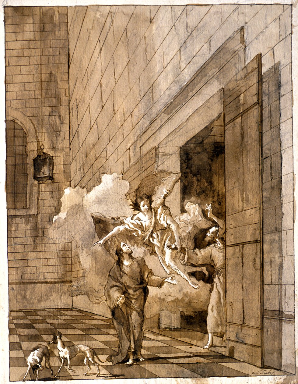 The Liberation of Saint Peter and Saint John from Prison by Giovanni Domenico Tiepolo
