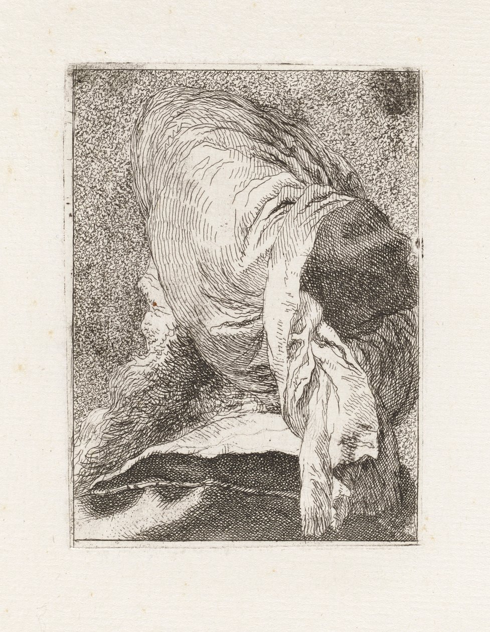 Turk Seen from Behind, from the Collection of Heads by Giovanni Domenico Tiepolo