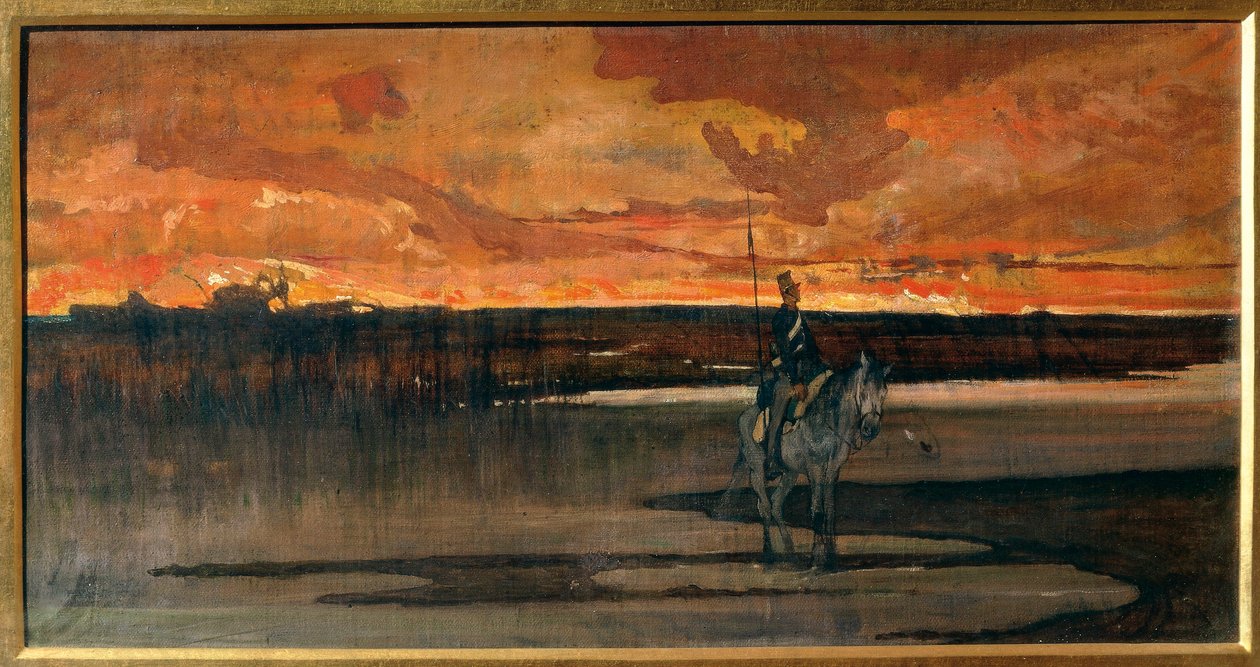 Lancer by Giovanni Fattori