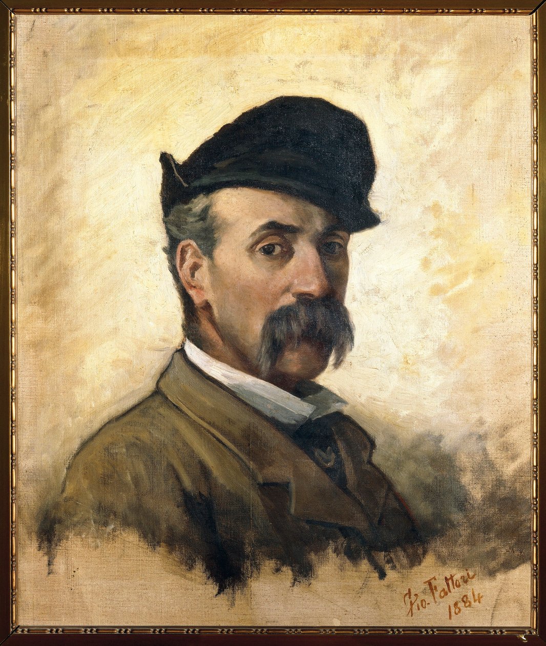 Self-Portrait at Age 59 by Giovanni Fattori
