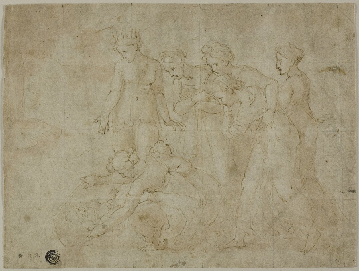 Finding of Moses by Giovanni Francesco Penni
