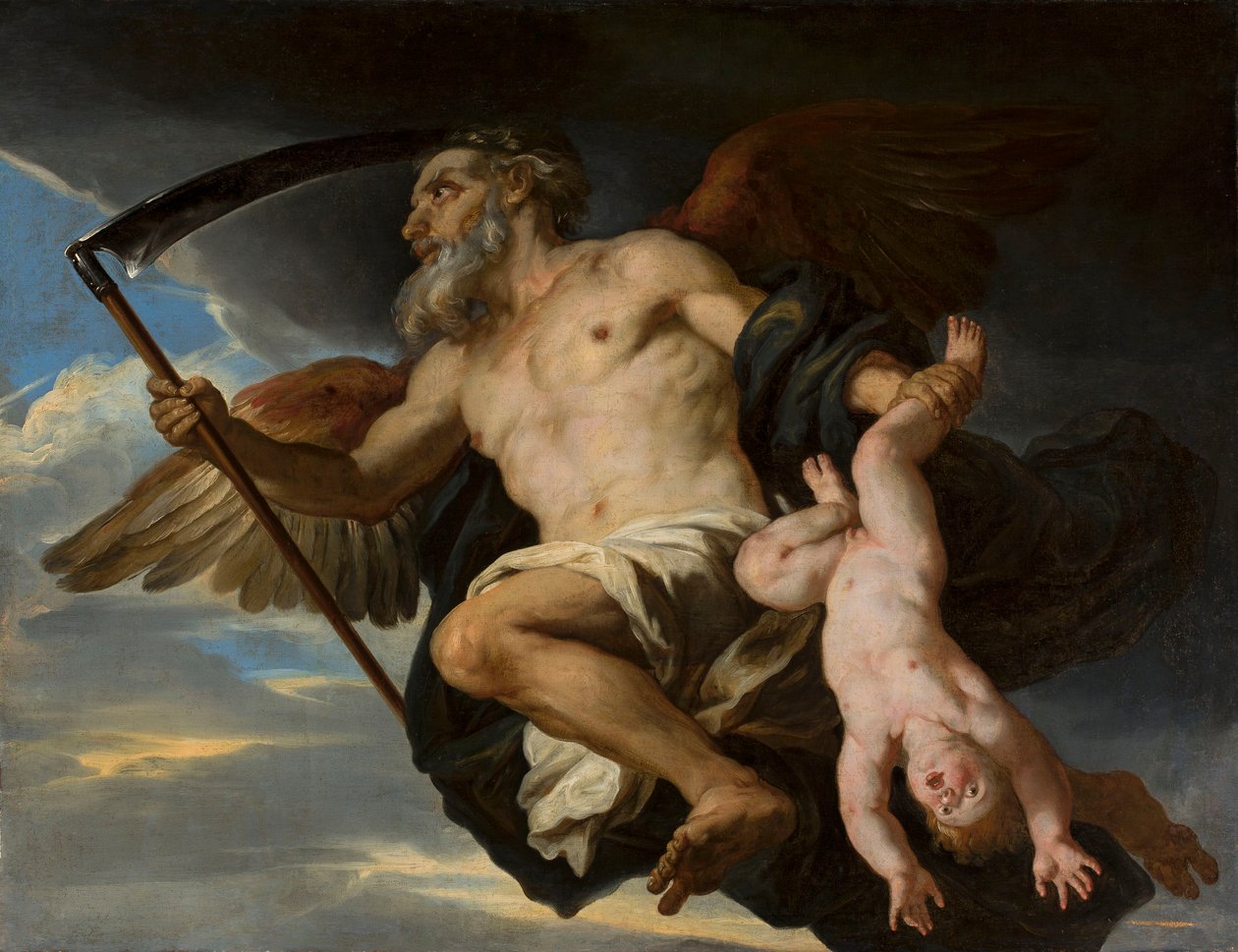Chronos by Giovanni Francesco Romanelli