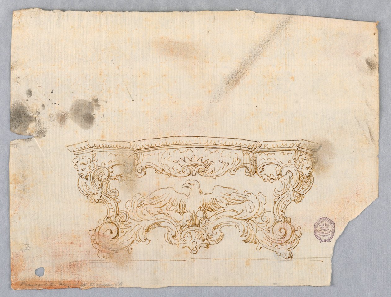 Design for a Console Table by Giovanni Giardini