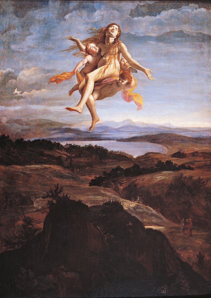Mary Magdalene Assumed into Heaven by Angels, by Giovanni