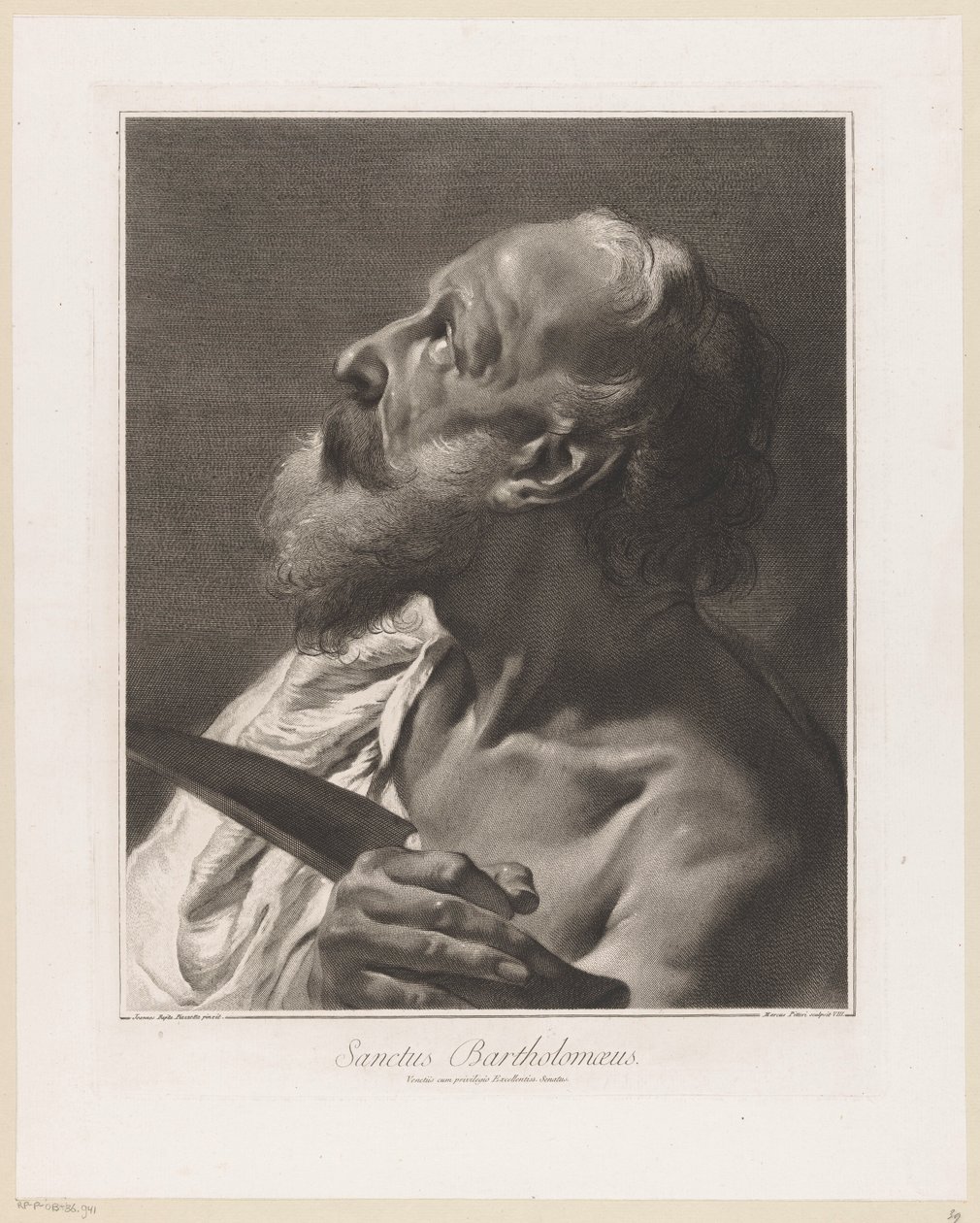Apostle Bartholomew by Giovanni Marco Pitteri