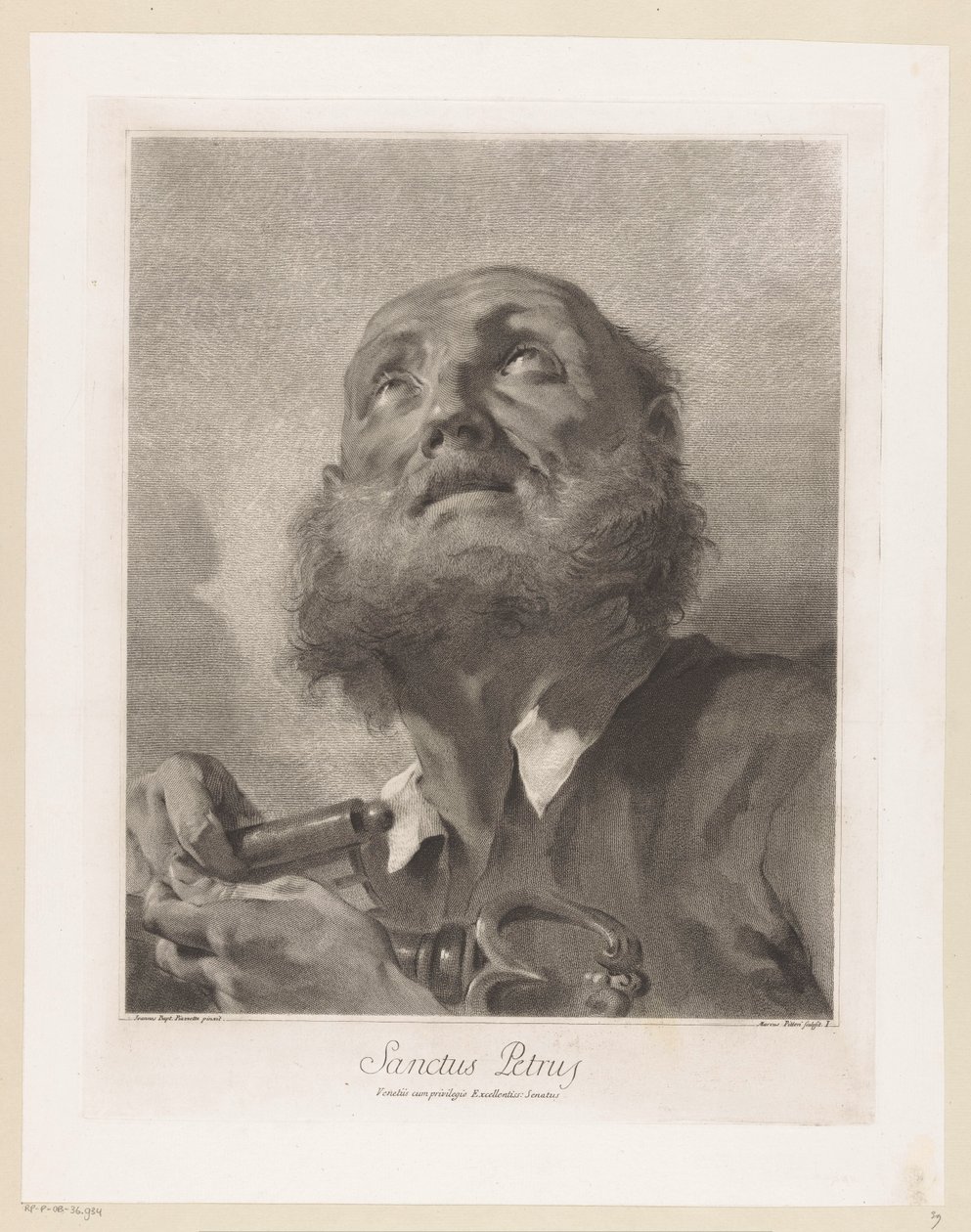 Apostle Peter by Giovanni Marco Pitteri