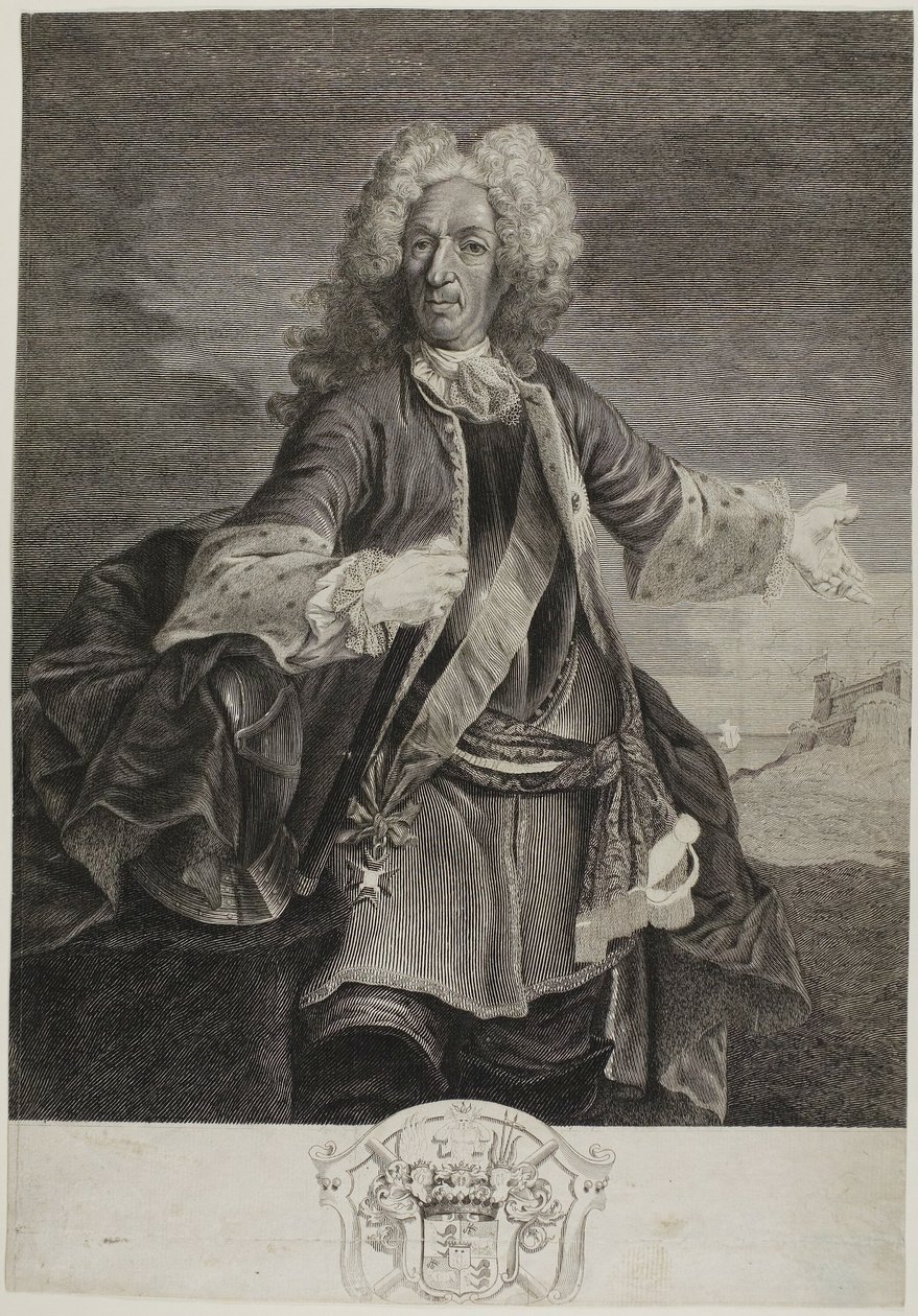 Johann Matthias, Count von Schulenburg by Giovanni Marco Pitteri