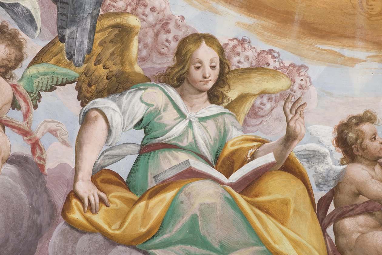 Angel and Putti by Giovanni Mauro della Rovere