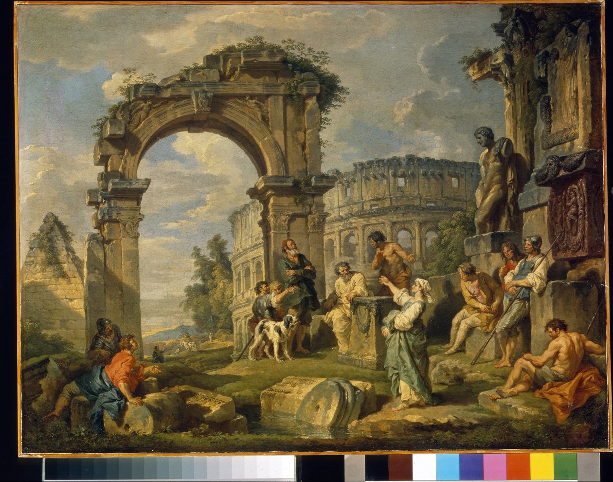 The Cumean Sibyl prophesied the birth of Christ by Giovanni Paolo Pannini