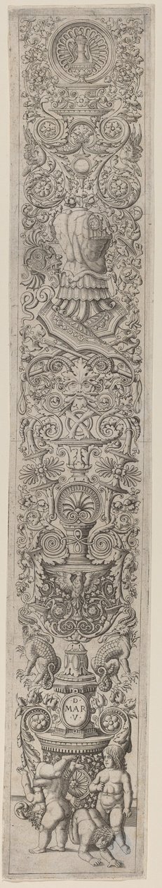 Ornament Panel: Four Children Playing by Giovanni Pietro Birago and Zoan Andrea