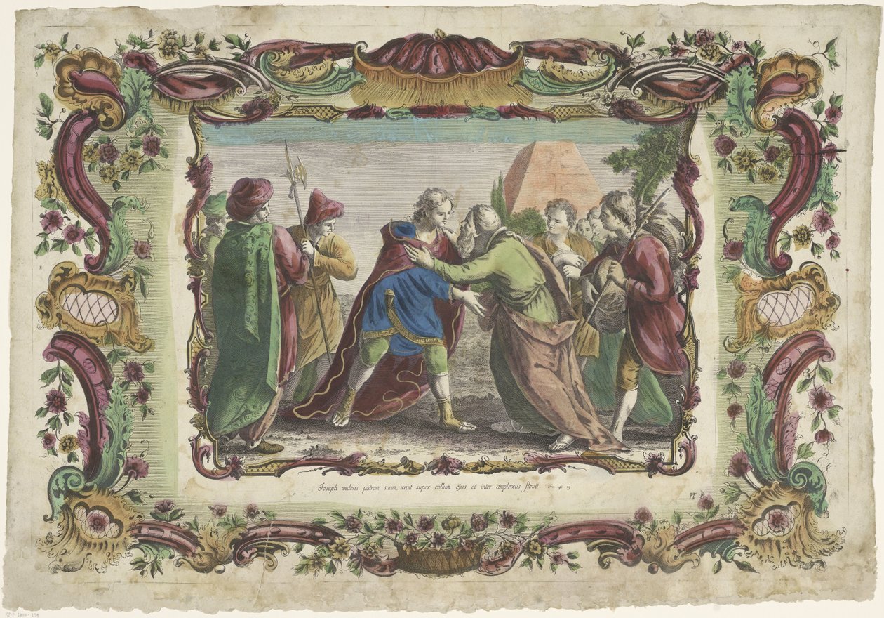 Joseph Meets His Father in Goshen The Life of Joseph (series title) by Giovanni Volpato