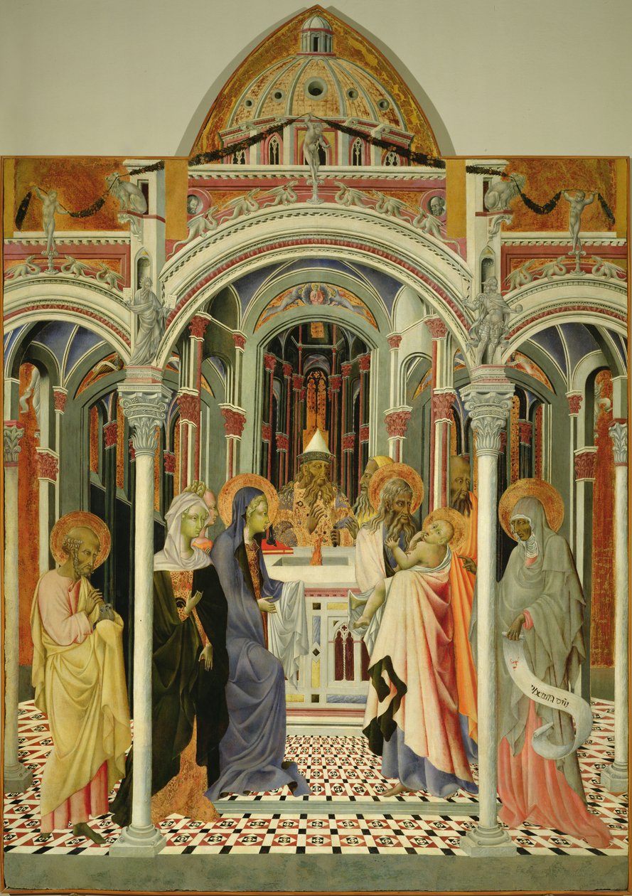 Presentation of Jesus in Temple by Giovanni di Paolo
