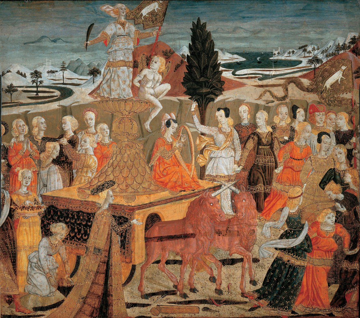 The Triumph of Chastity by Giovanni di Ser Giovanni Scheggia