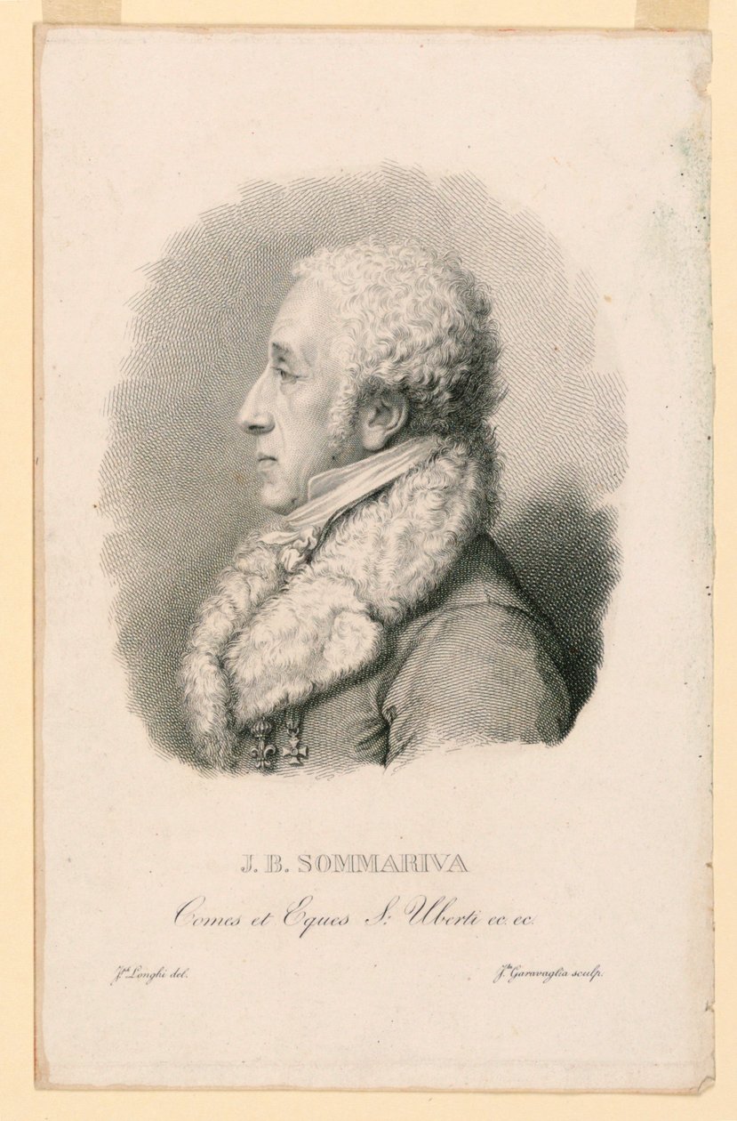 Portrait of J. B. Sommariva (1760-1826) by Giovita Garavaglia