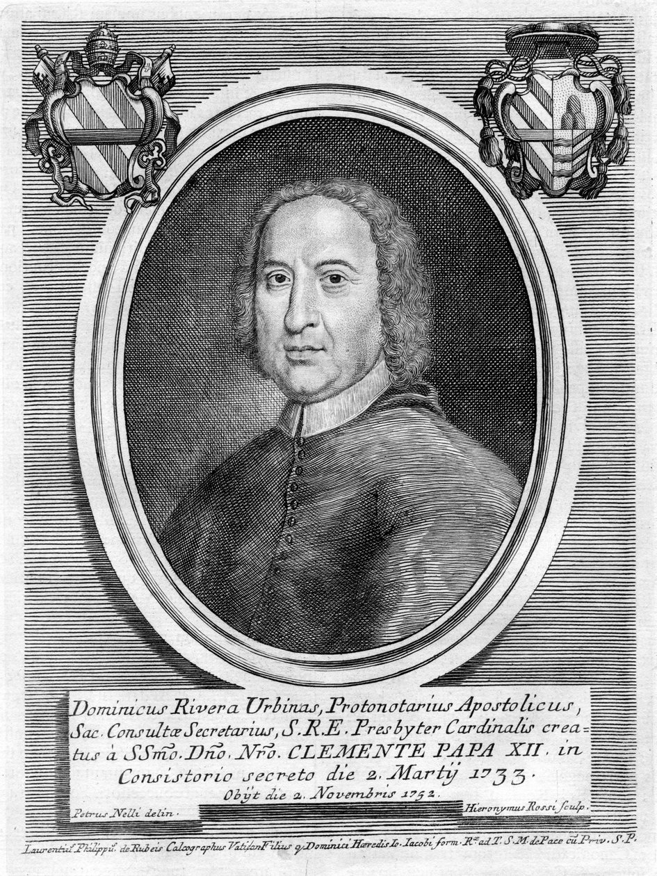 Engraved Portrait by Girolamo Rossi d Nelli