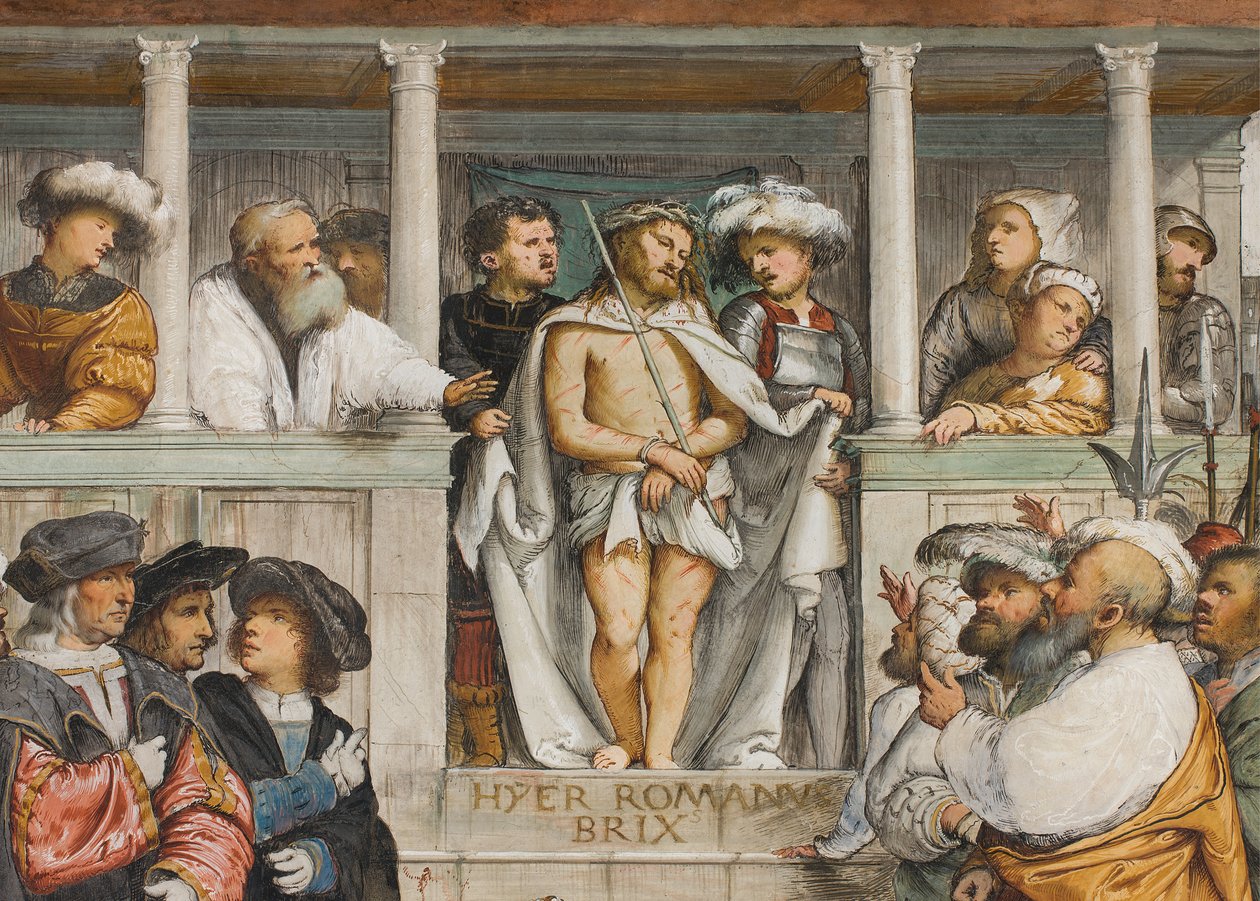Central Nave, Fourth South Span, Ecce Homo, Girolamo Romanino by Girolamo Romanino