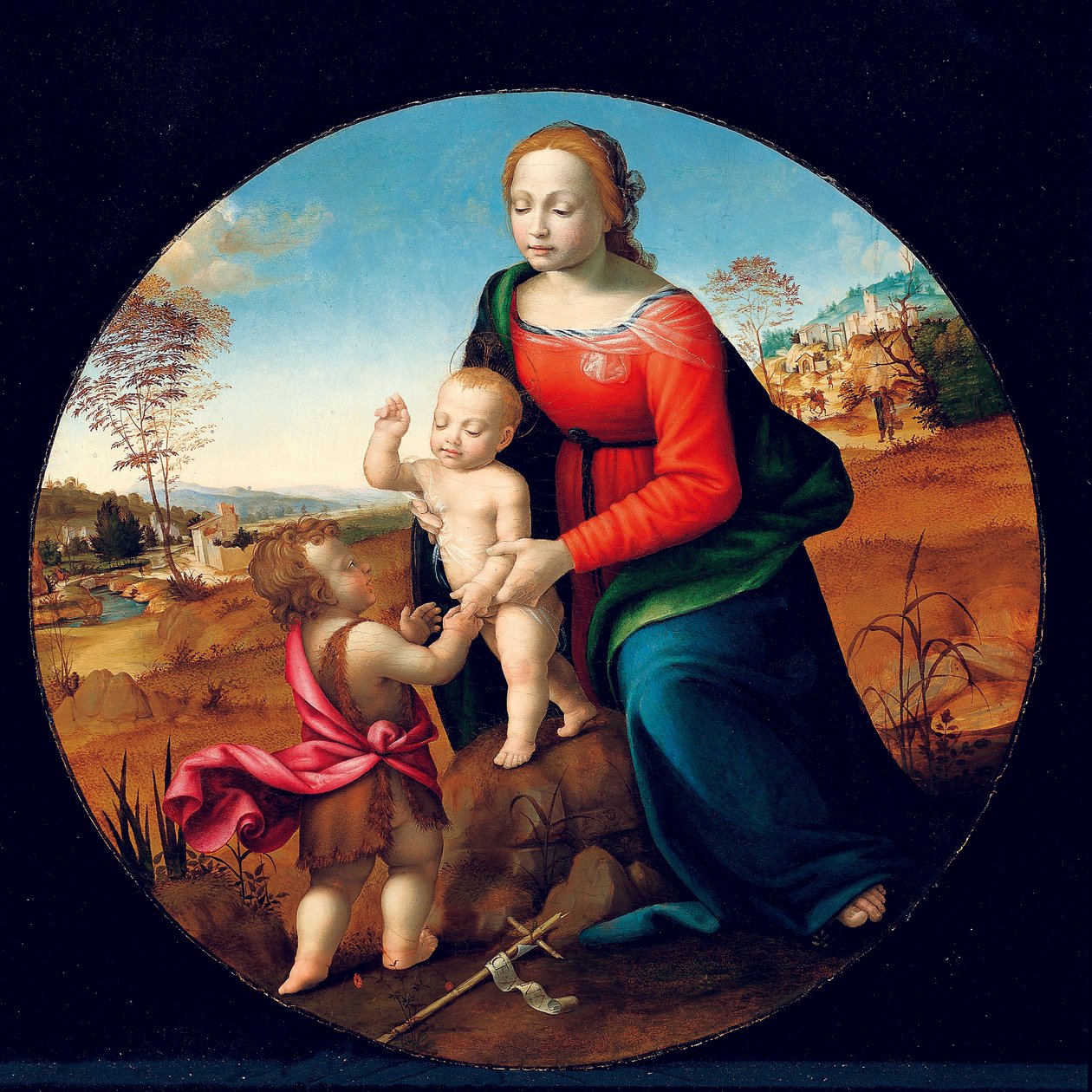 Madonna And Child With The Infant Saint John The Baptist