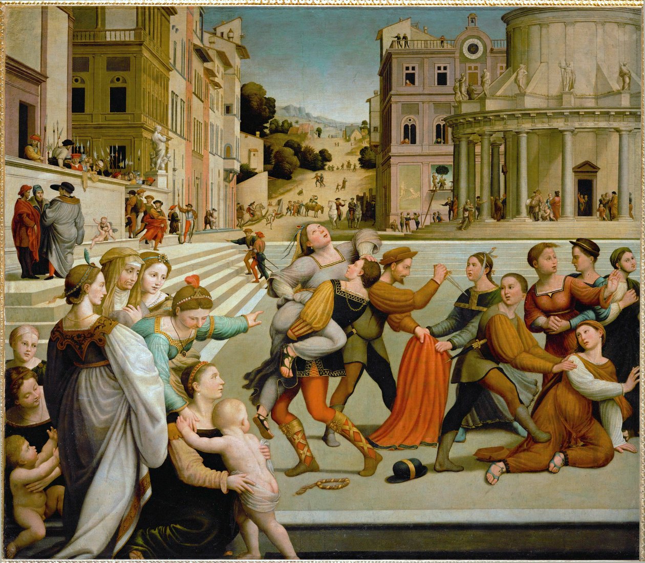 The Rape of Dina (unfinished by Fra Bartolomeo, finished by Bugiardini in 1531) by Giuliano Bugiardini