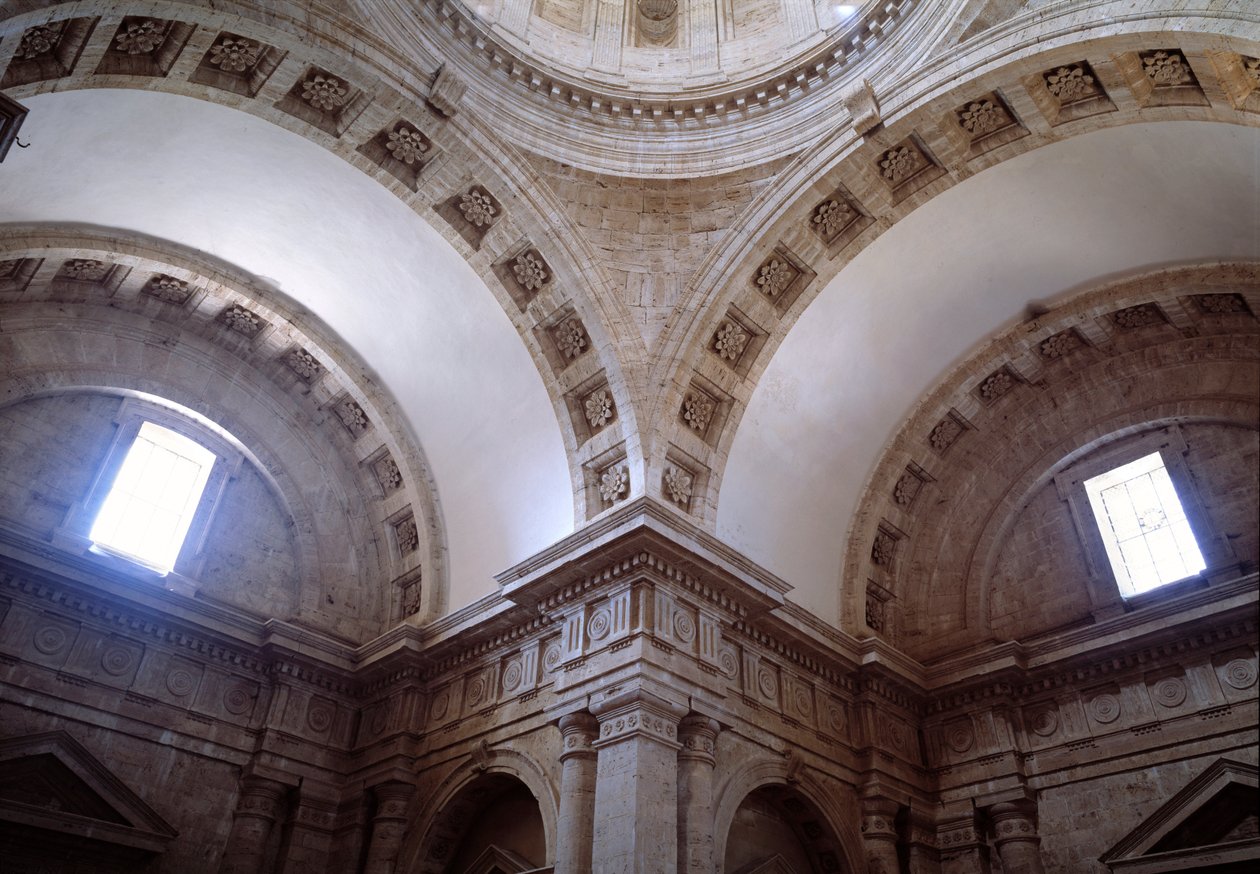 Interior View of the Church of San Biagio by Giuliano Giamberti da Sangallo
