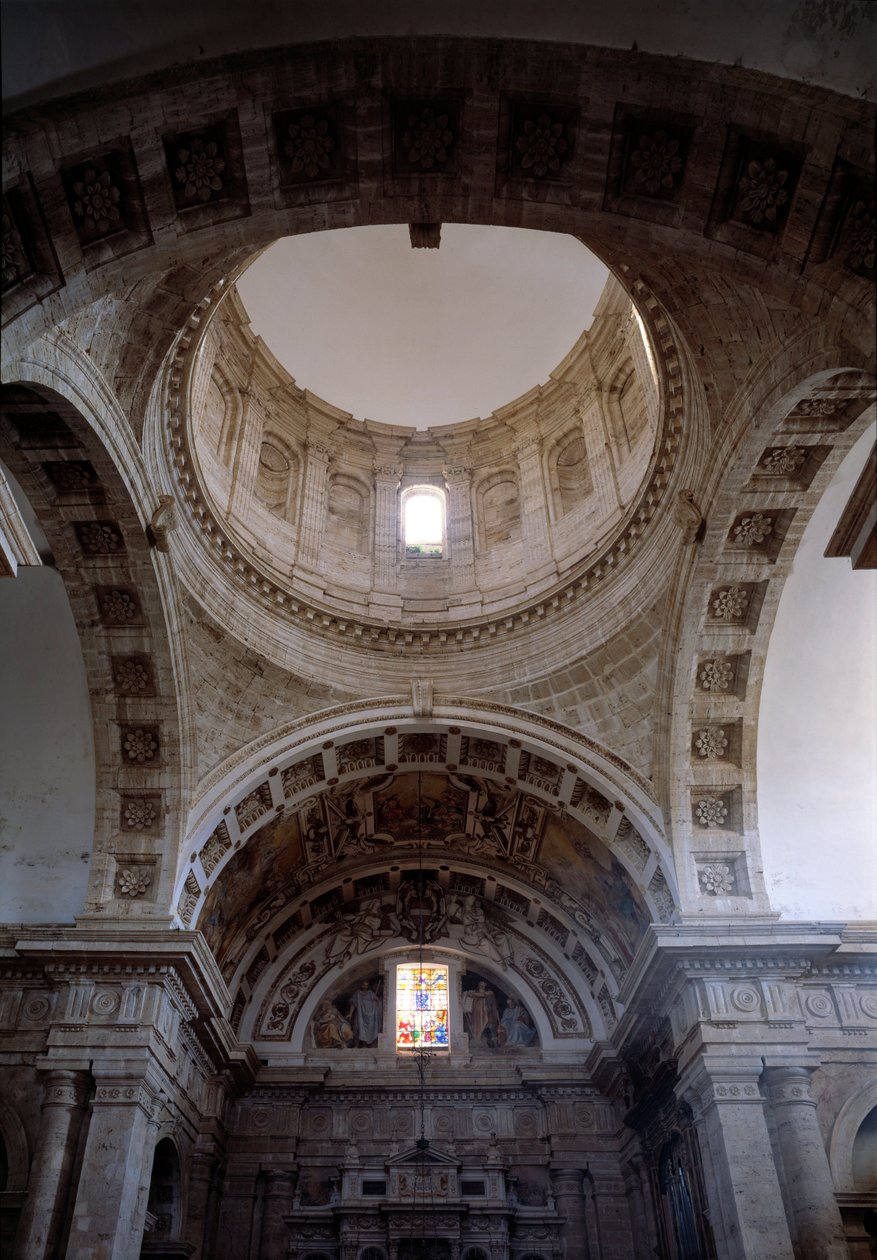 Interior view of the Church of San Biagio by Giuliano Giamberti da Sangallo