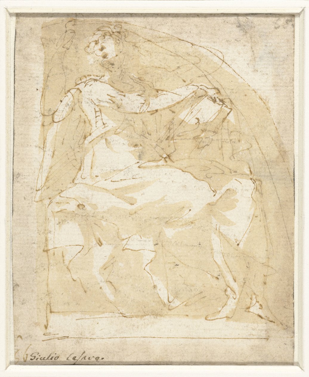 Angel with a Book by Giulio Cesare Procaccini