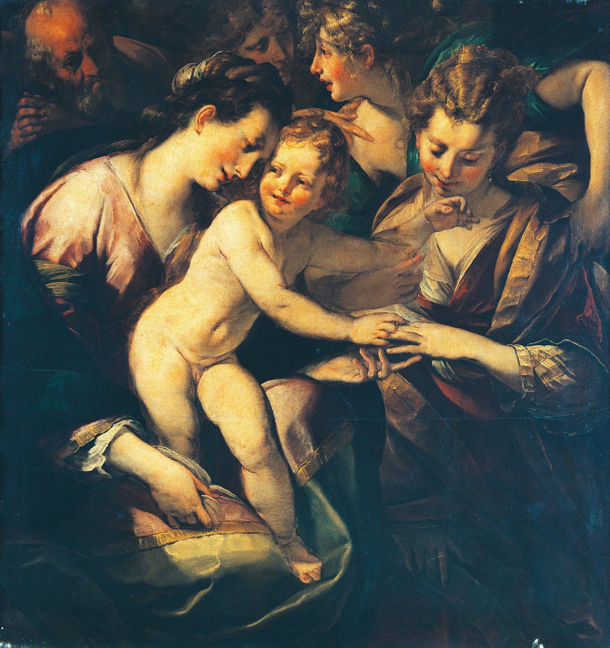 Mystic marriage of St Catherine by Giulio Cesare Procaccini
