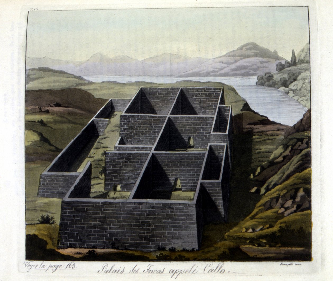 Palace of the Incas called Callo (from 