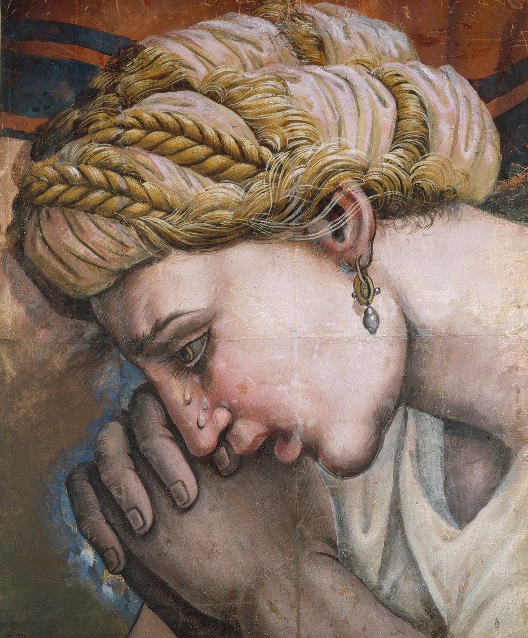 Head of a Mother from the Massacre of the Innocents by Giulio, Romano