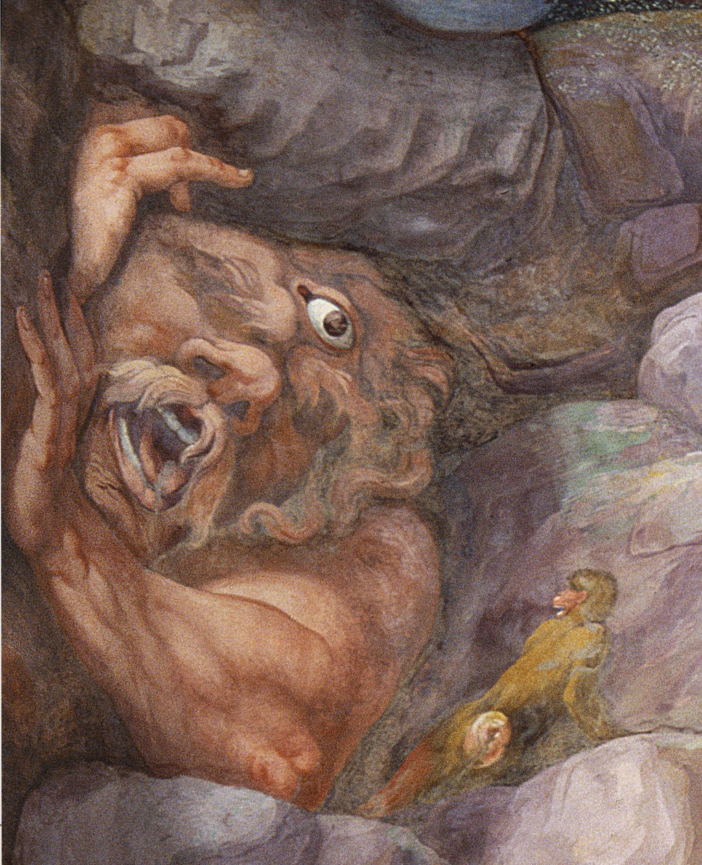 Detail of the Cyclops, from the Destruction of the Giants by Jupiter's ...
