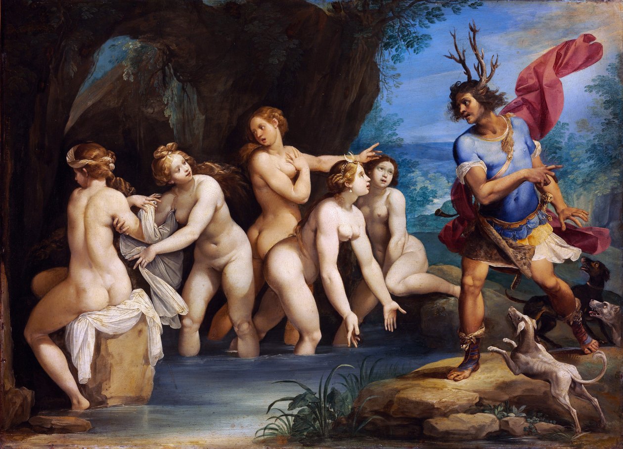 Diana and Actaeon by Giuseppe Cesari