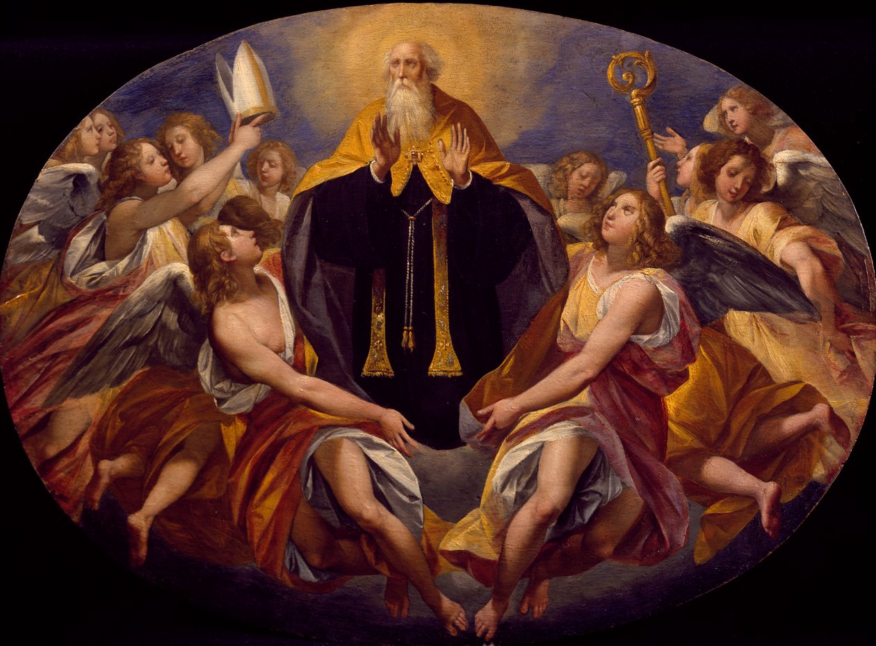 St Benedict in glory by Giuseppe Cesari by Giuseppe Cesari