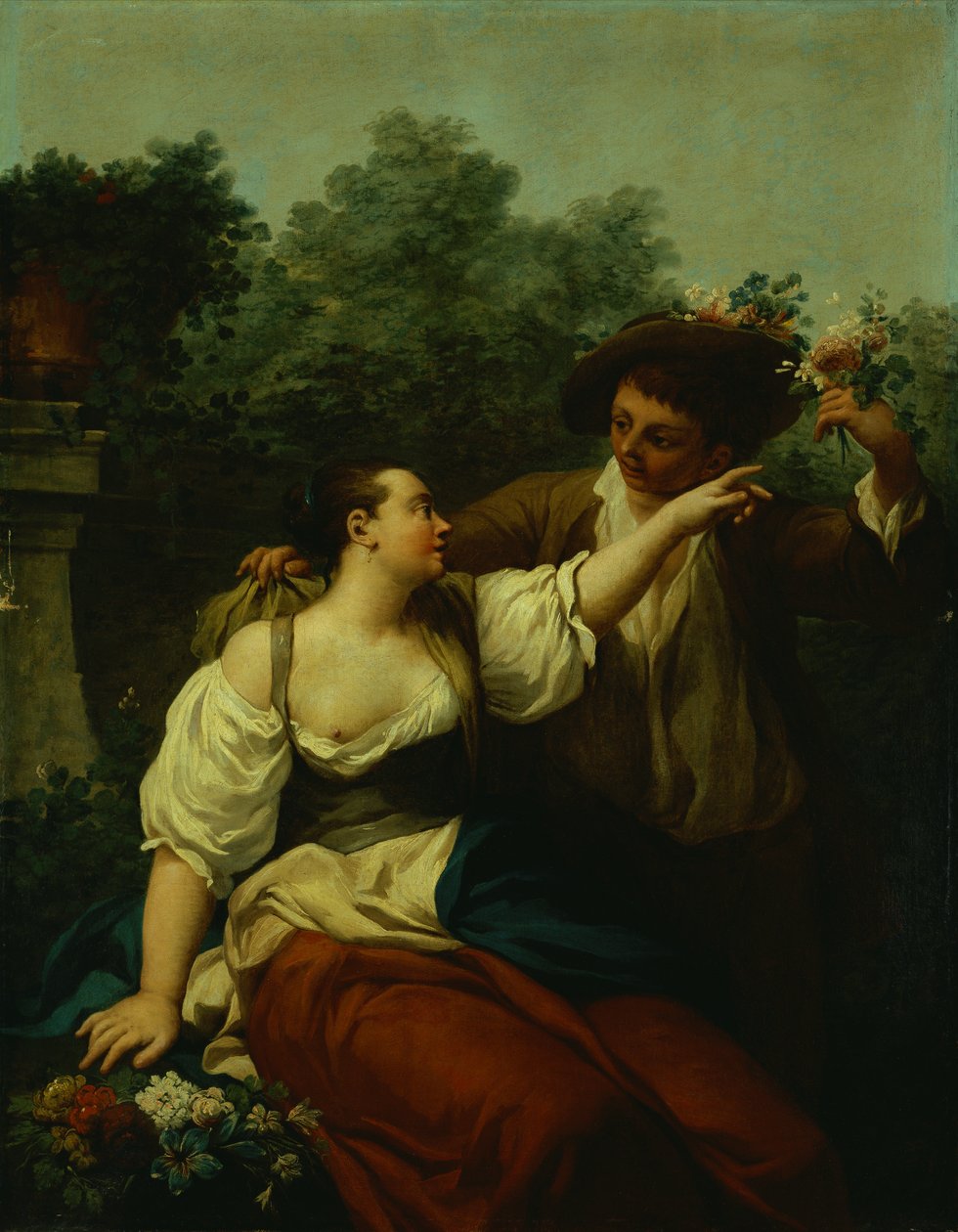 The Four Seasons by Giuseppe (circle of) Angeli