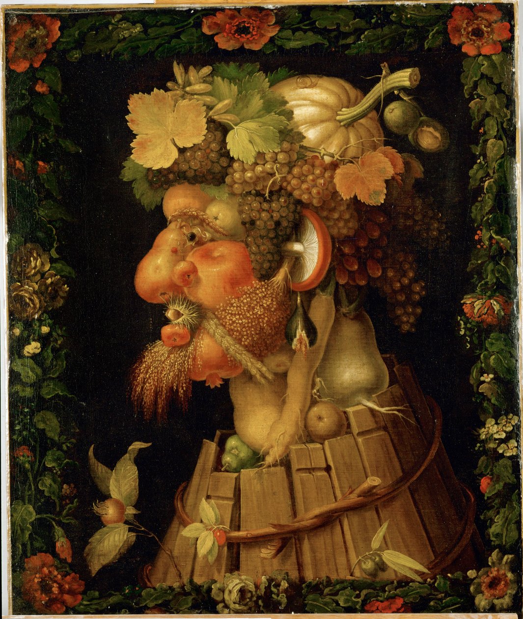Autumn, allegory by Giuseppe Arcimboldo