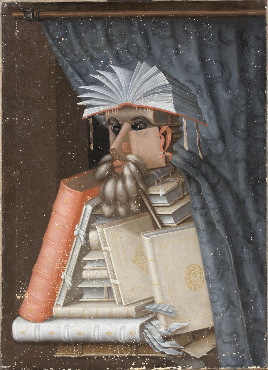 The Librarian by Giuseppe Arcimboldo