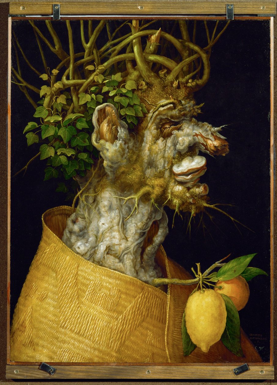 Winter, Allegory by Giuseppe Arcimboldo