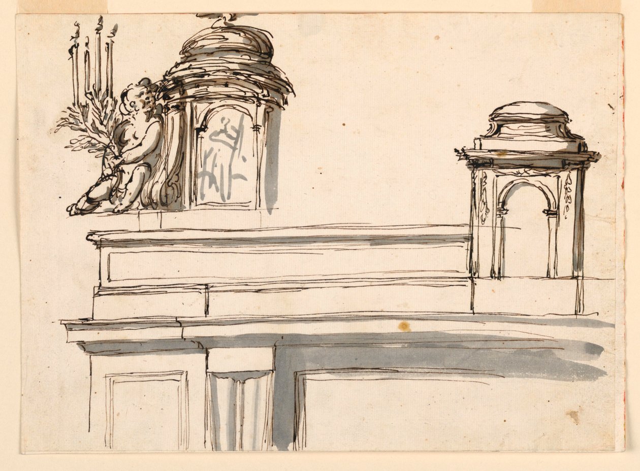 Designs for an Altar Mensa by Giuseppe Barberi