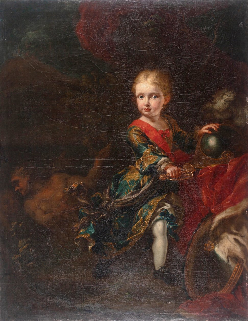 Infante Fernando de Borbón as the God Mars by Giuseppe Bonito