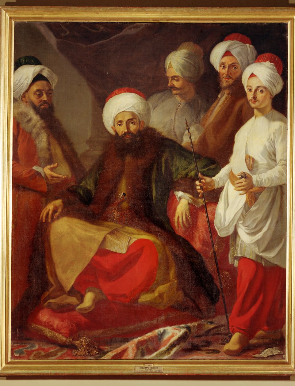 The Turkish Embassy to the Court of Naples by Giuseppe Bonito