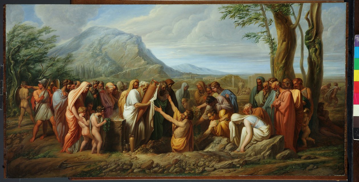The Ashes of Themistocles in Attic Soil by Giuseppe Bossi