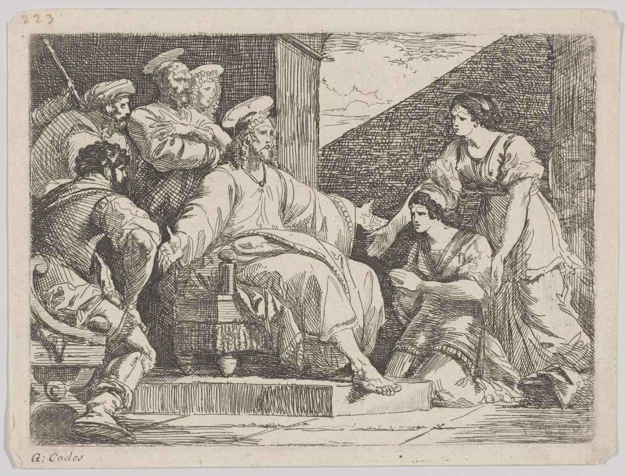 Christ Seated Preaching, 1766 by Giuseppe Cades