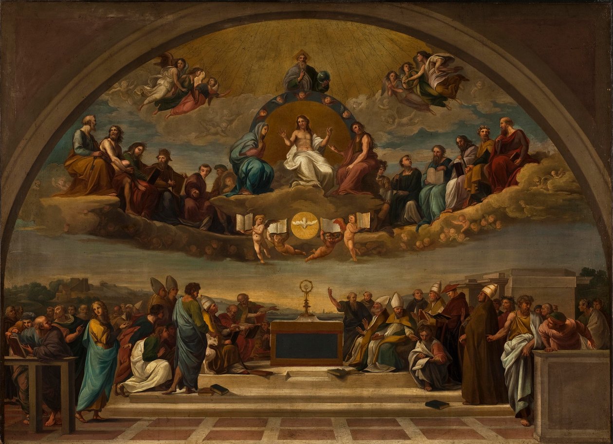 Disputation of the Holy Sacrament by Giuseppe Cades