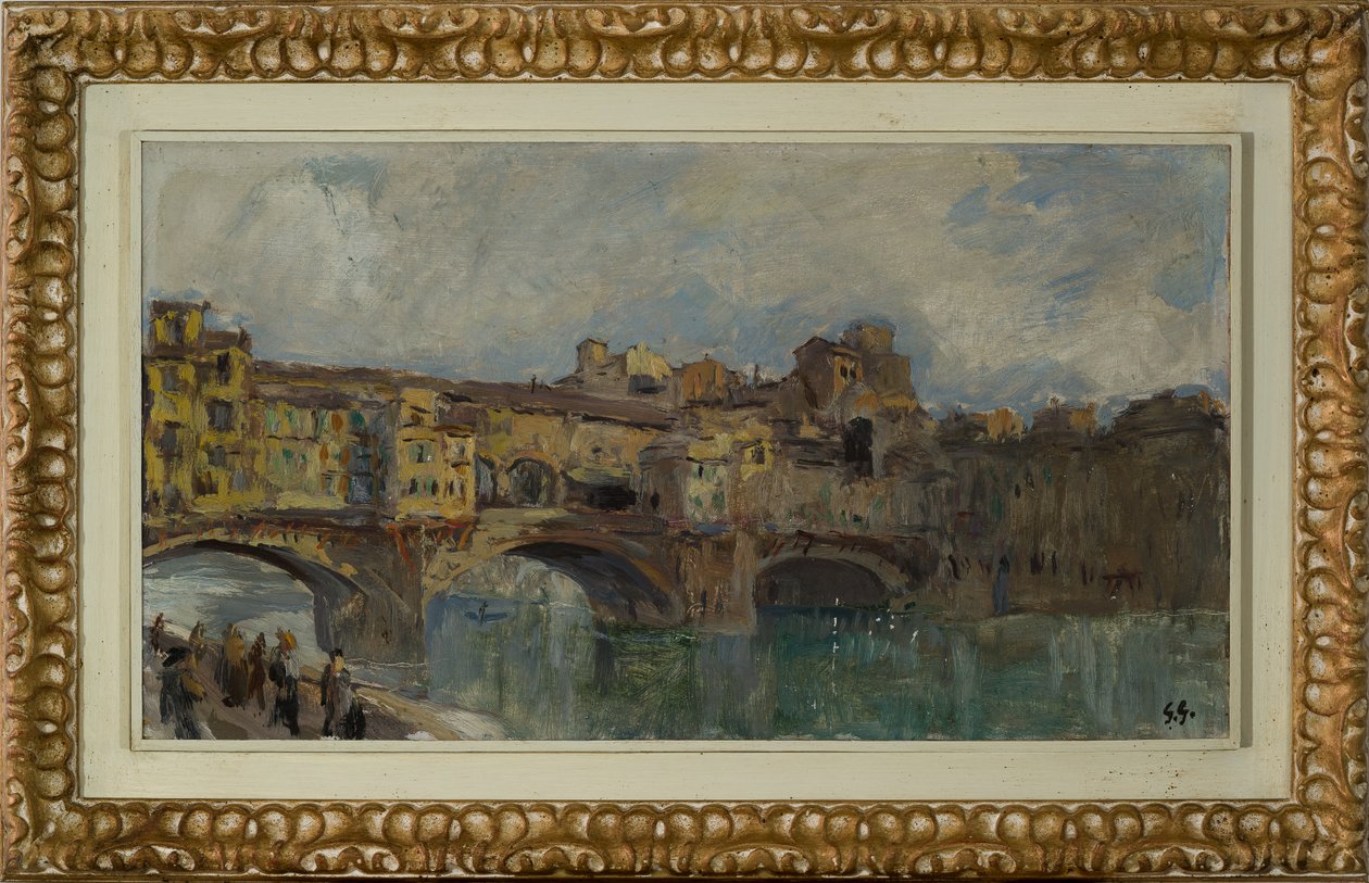 Ponte Vecchio in Florence by Giuseppe Graziosi