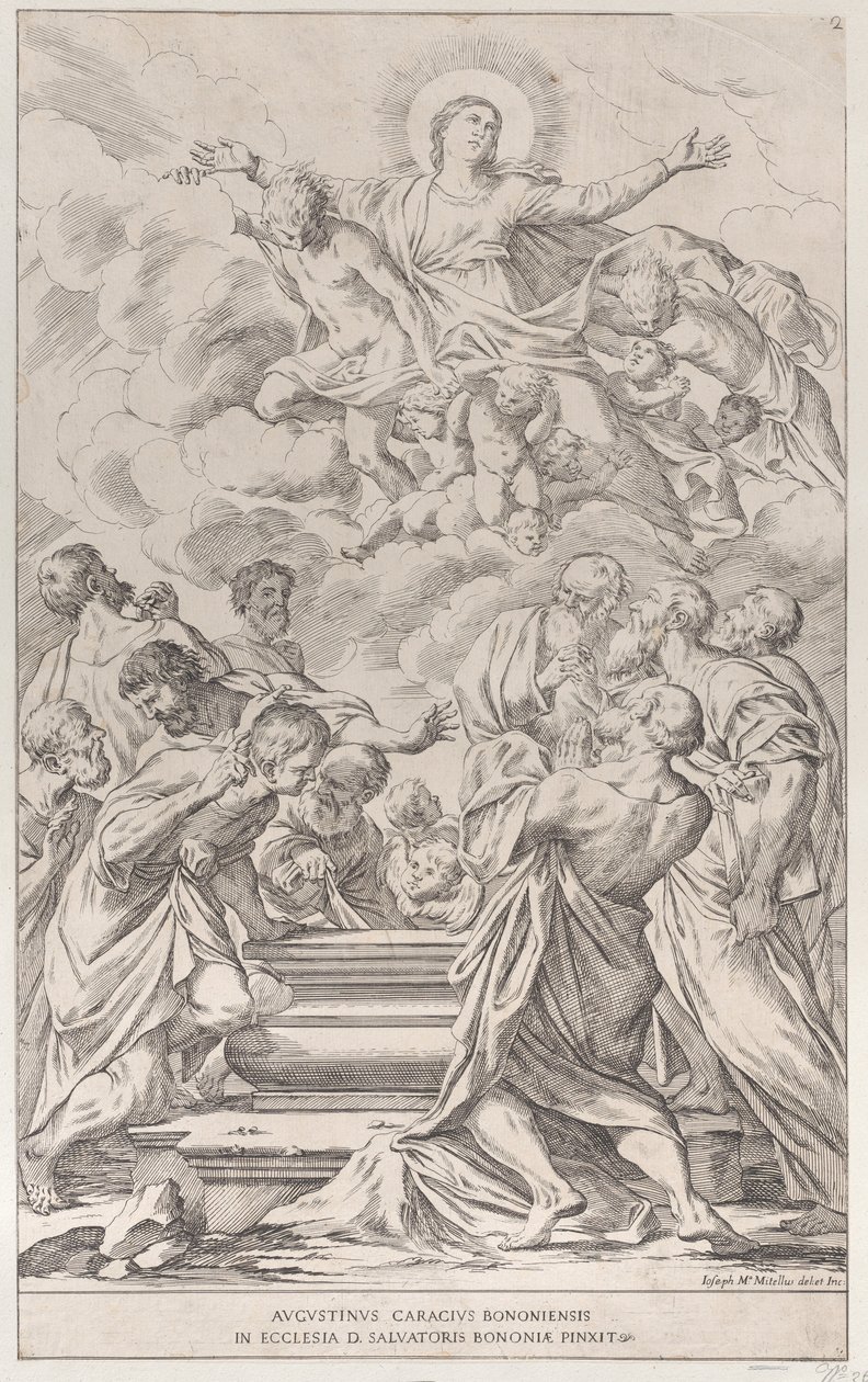 Plate 2: the Assumption of the Virgin by Giuseppe Maria Mitelli
