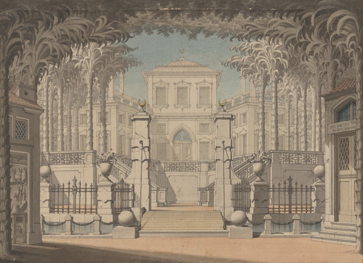 A Turkish Palace (Probably for Mozart