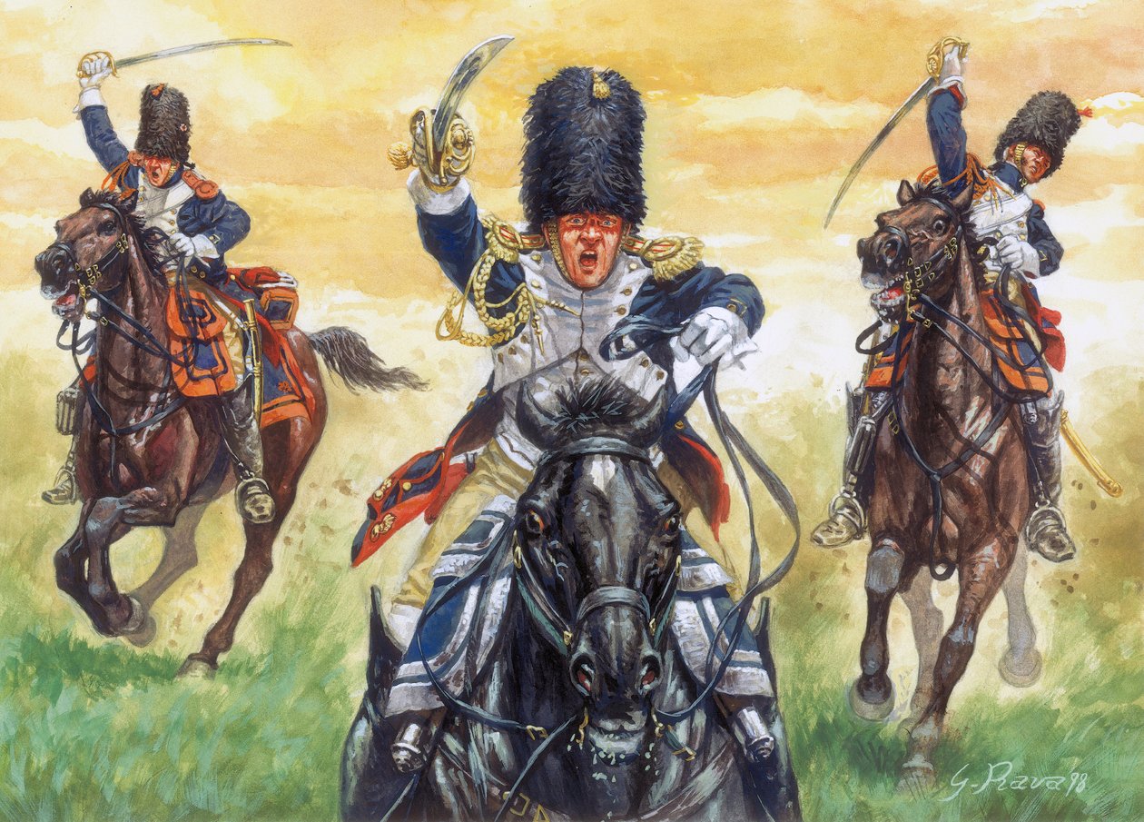 First Empire: The Charge of the Grenadiers on Horseback from the ...