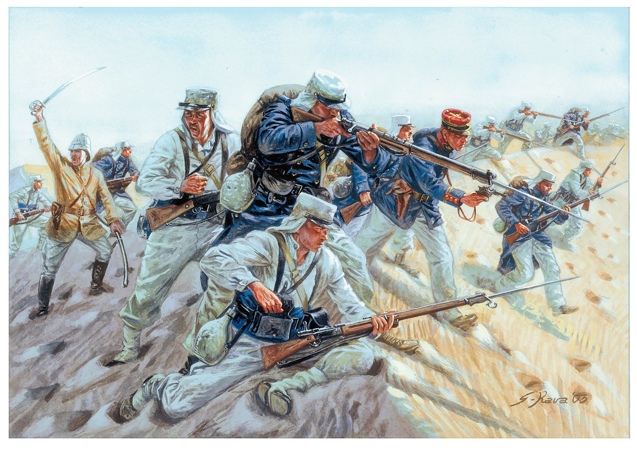 French Foreign Legion: “march or die” (illustration by Giuseppe Rava) by Giuseppe Rava