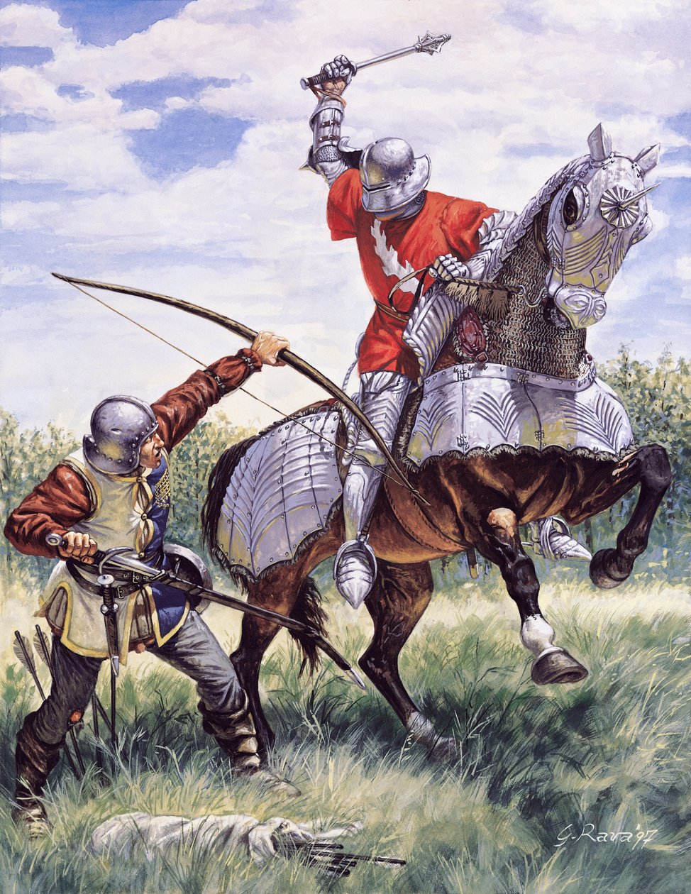 The War of the Two Roses (1455-1485): Battle between the Royal House of York and the Royal House of Lancaster by Giuseppe Rava
