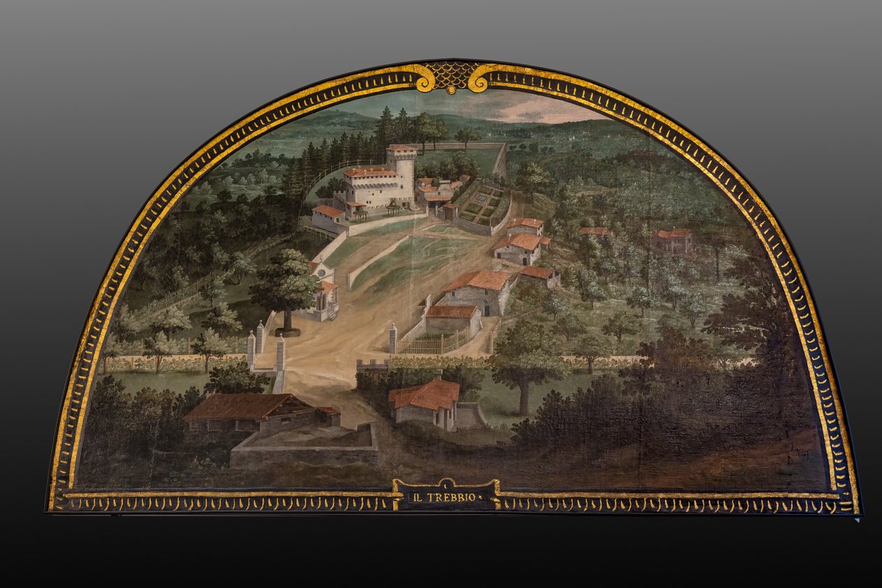 The Medici Villa del Trebbio by Giusto Utens