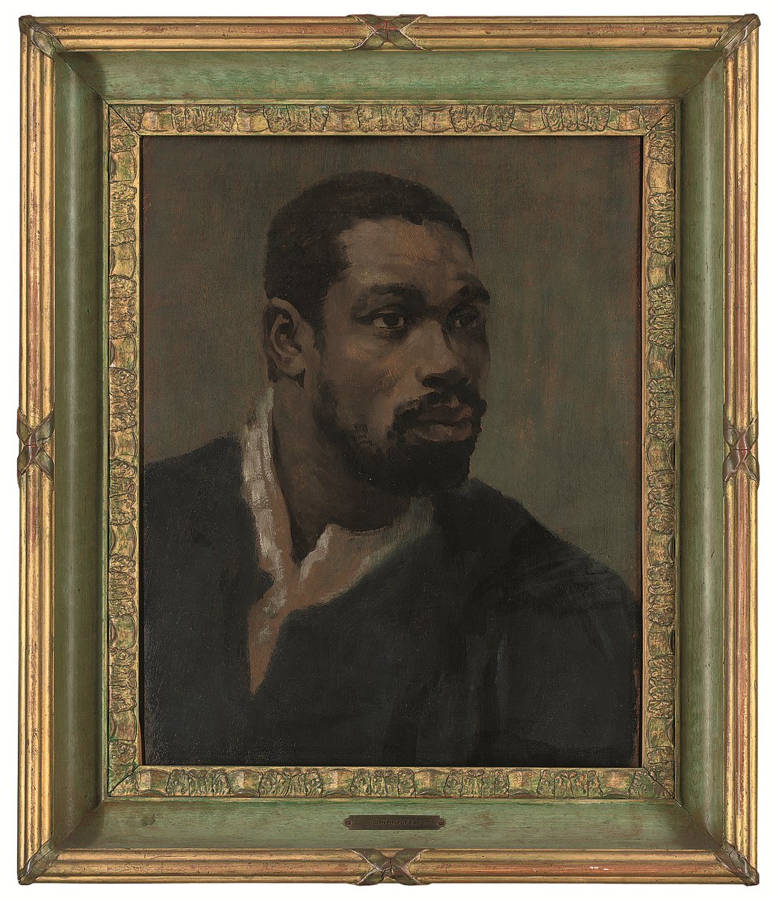 Head of a Black Man by Glyn Warren Philpot