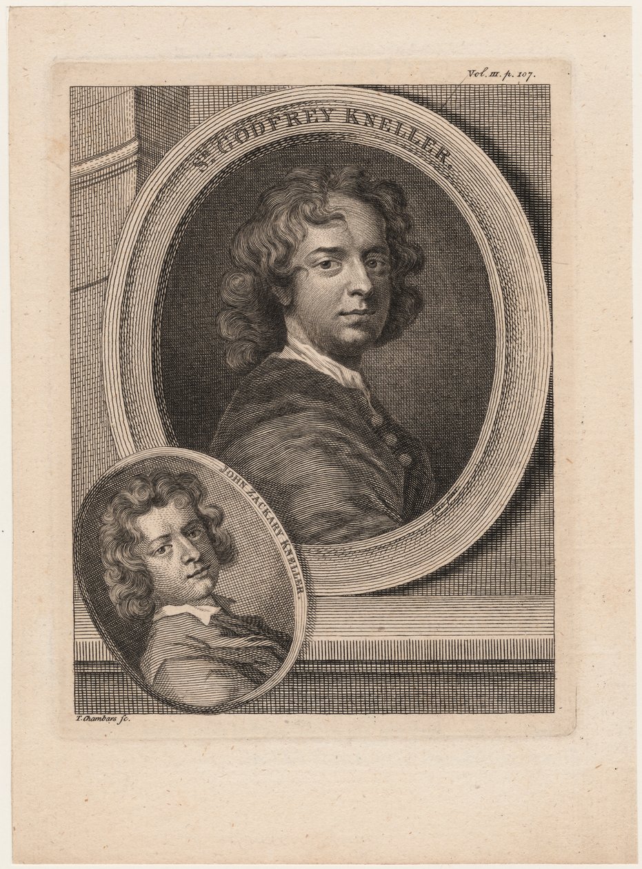 Godfrey Kneller, from 'Anecdotes of Painting' by Horace Walpole ...